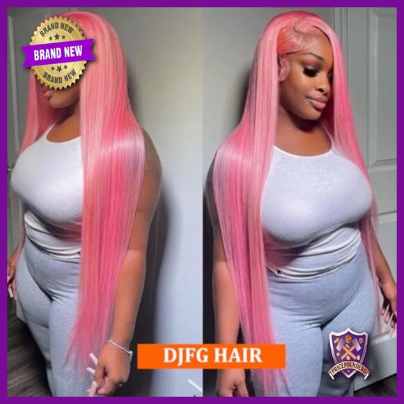 38 Inch Human Hair Wig HD Lace Front Pre Plucked Straight Glueless main image 4